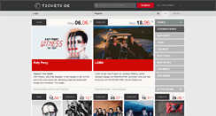 Desktop Screenshot of earlybird.tickets.de