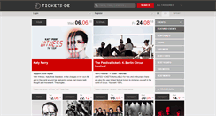 Desktop Screenshot of derkoenigtanzt.tickets.de