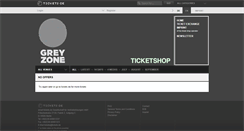 Desktop Screenshot of greyzone.tickets.de