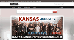 Desktop Screenshot of my.tickets.com